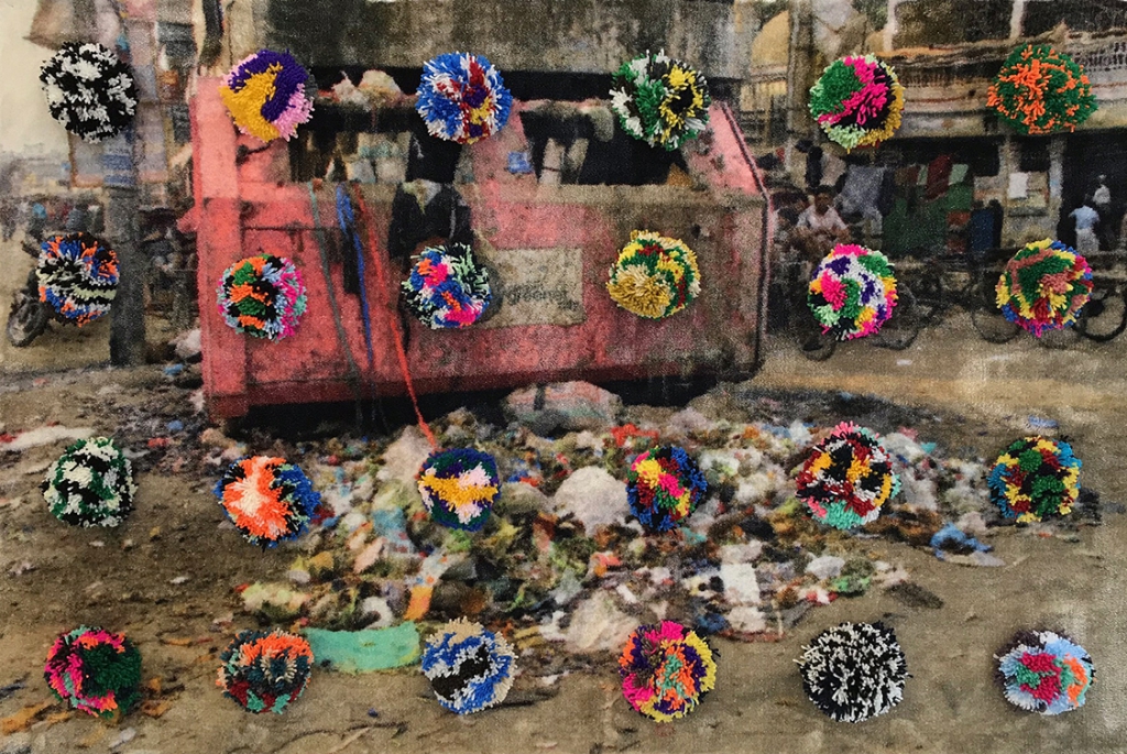 Pompons on Carpet III (2019)